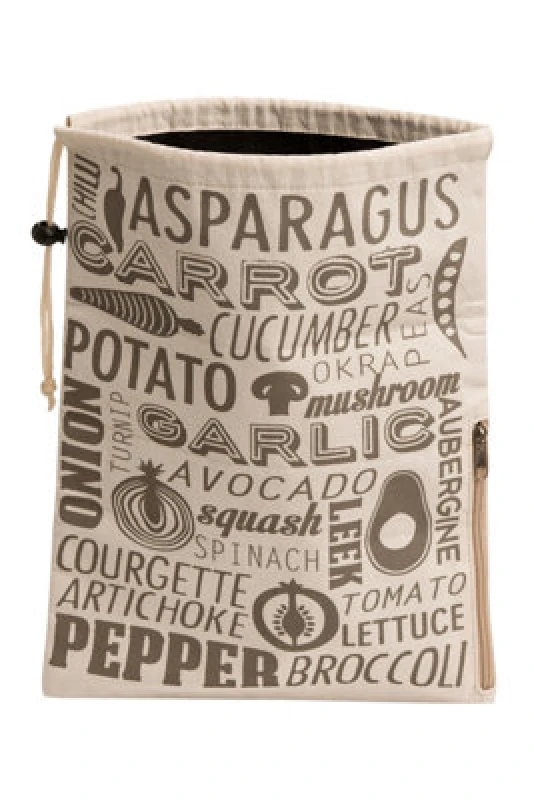 Image of Interiors by Premier Porter Vegetable Bag Grey