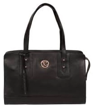 image of Pure Luxuries London Black Klee' Leather Handbag