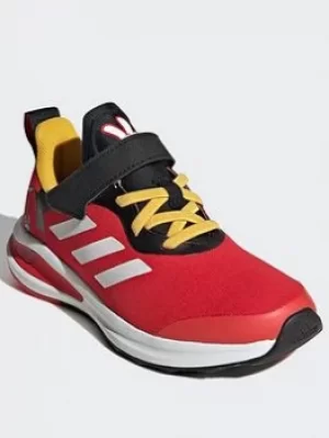 Image of adidas Disney Mickey Fortarun Shoes, Red/White/Black, Size 11