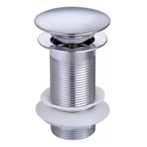 Image of Push Button Unslotted Basin Waste - Chrome