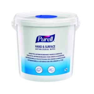 image of Purell Hand/Surface Antimicrobial Wipes Tub (Pack of 450) 92450-04-EEU