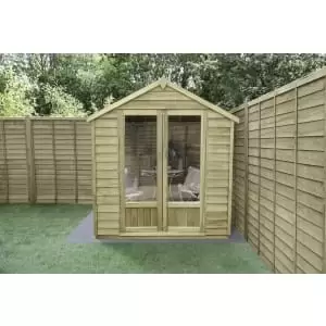 image of Forest Garden Oakley 6 x 4ft Overlap Apex Summerhouse with Assembly