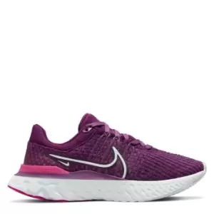 Image of Nike React Infinity Run Flyknit 3 Road Running Shoes Ladies - Purple