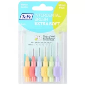 image of TePe Extra Soft Mix Interdental Brushes 6Pcs