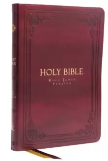 Image of KJV Holy Bible: Large Print Thinline, Vintage Series, Burgundy Leathersoft, Red Letter, Comfort Print : King James Version