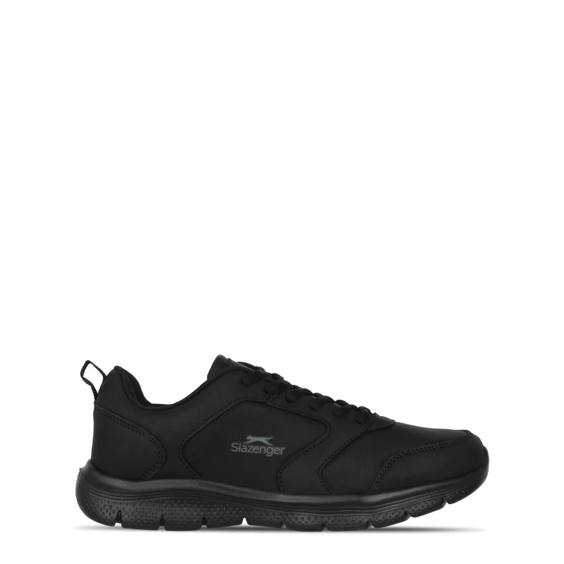 Image of Slazenger Force Mesh Junior Boys Trainers - Black 3