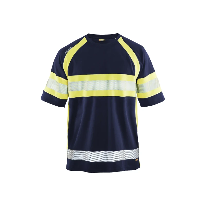 Image of Blaklader High-visibility anti-uv T-Shirt Blaklader Bleu Male 2XL