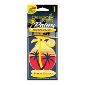 image of California Car Scents Tropical Colada Car Air freshener (Case Of 6)