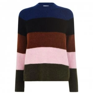 Image of Only Jade Stripe Knit Sweater - Surf Web