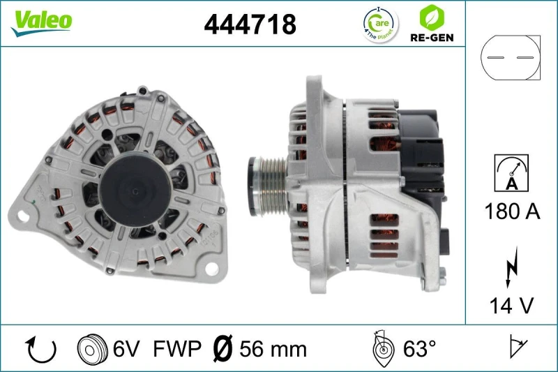 Image of Alternator VALEO 444718