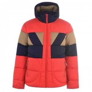 Image of Jack Wolfskin Colour Block Puffer Jacket - Peak Red