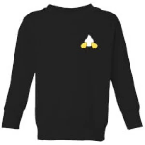Image of Disney Donald Duck Backside Kids Sweatshirt - Black - 11-12 Years