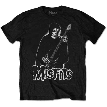 Image of Misfits - Bass Fiend Unisex Large T-Shirt - Black