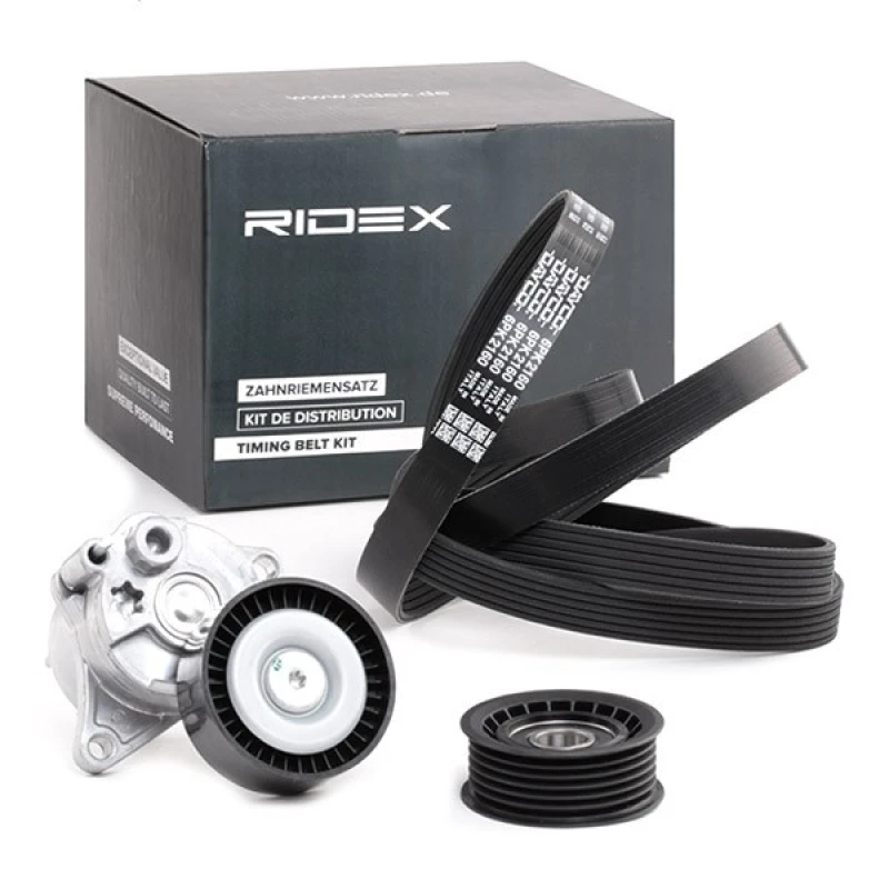 Image of RIDEX 542R0334 V-ribbed belt set V-Ribbed Belt Set (542)