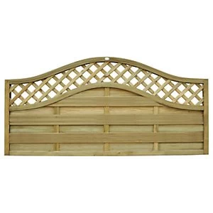 Image of Forest Garden Bristol Fence Panel - 6x3ft Pack of 3