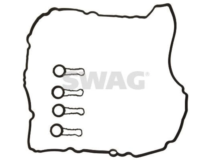 Image of Gasket Set, cylinder head cover SWAG 20 10 7526