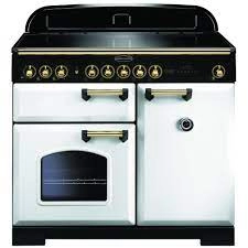 Image of Rangemaster 114040 CDL100EIWH-B Classic Deluxe 100cm Induction Range Cooker White-B