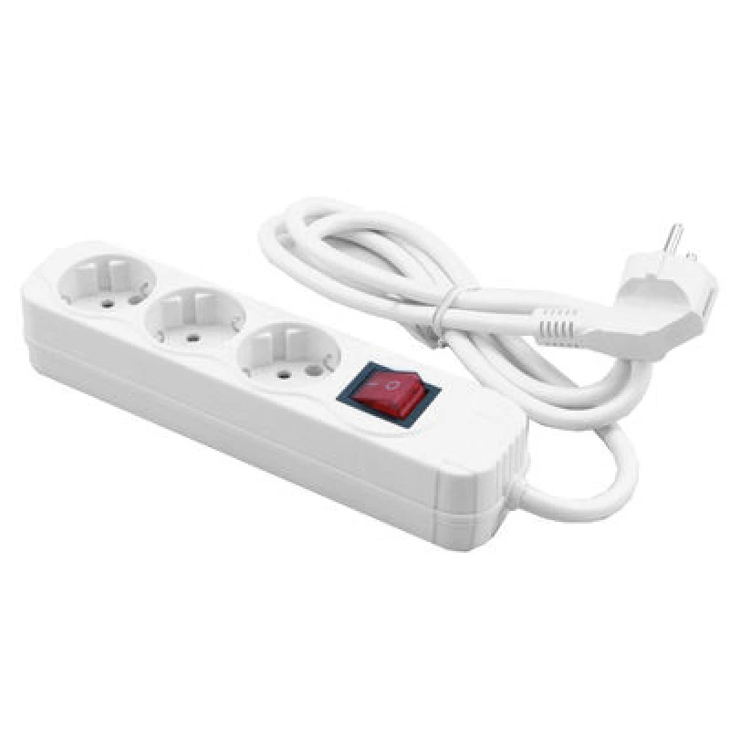 Image of MediaRange MRCS205 power extension 1.4 m 3 AC outlet(s) White