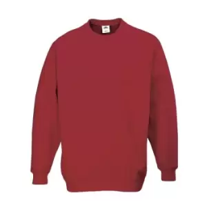 image of Portwest Mens Roma Sweatshirt Maroon XL