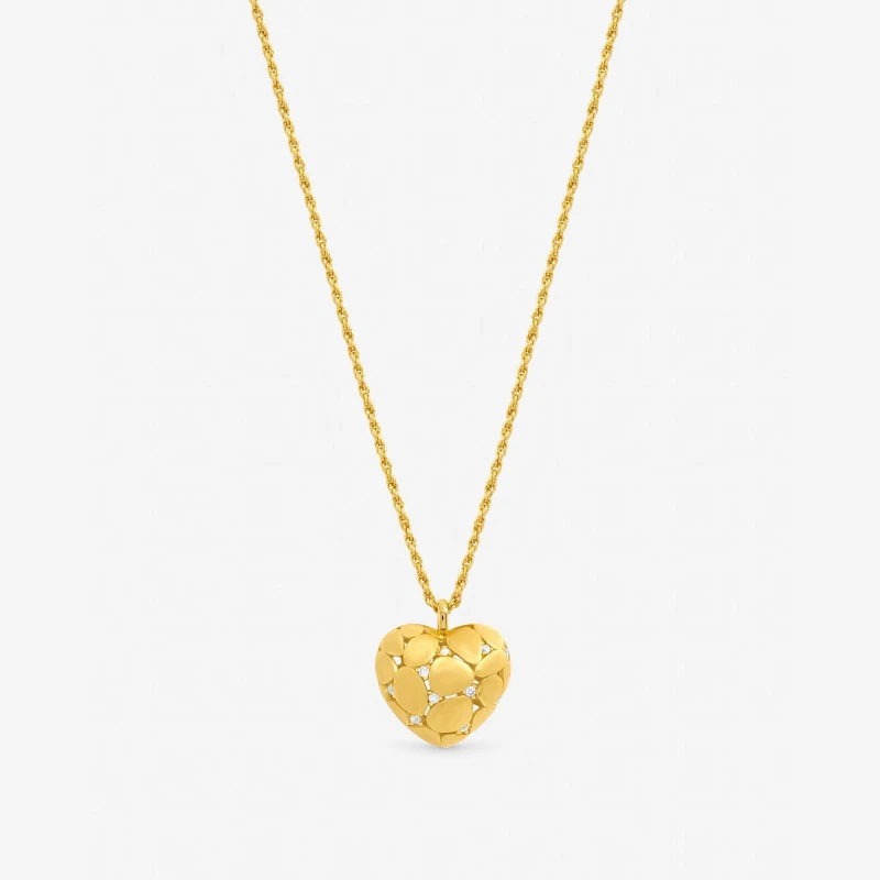 Image of Jon Richard Womens Gold Plated Satin Heart Earrings Gold Female One Size