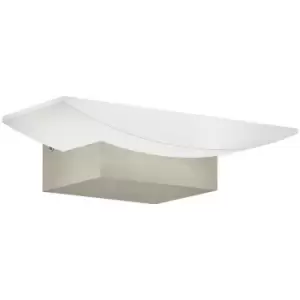 Image of Metrass LED Wall Uplight Satin Nickel - Eglo