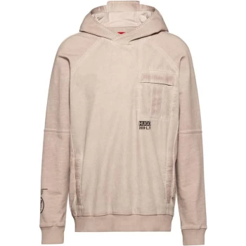 Image of Hugo Boss X Liam Payne Diefer Pullover Hoodie Medium Beige Size L Men