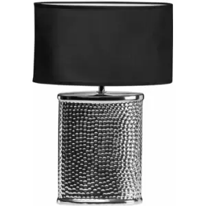 image of Premier Housewares Regents Park Hammered Table Lamp