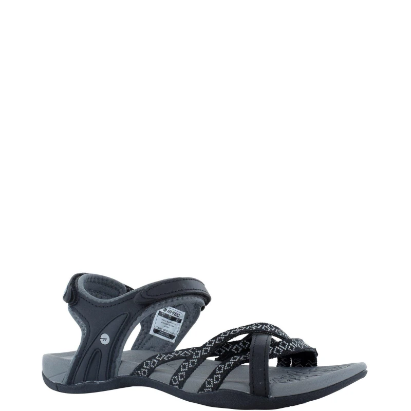Image of Hi Tec Womens Savanna II Sandal UK Size 4 (EU 37) Black/Charcoal HIT142-BLACK-4