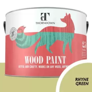 Image of Thorndown Rhyne Green Satin Interior and Exterior Wood Paint 2.5L