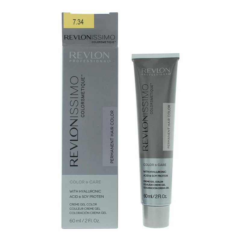 Image of Revlon Revlonissimo Colorsmetique 60ml - 7.34 Medium Coppery Gold Blonde