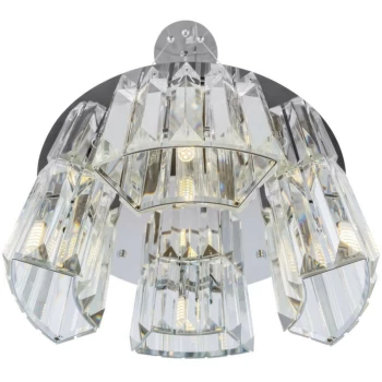 image of Maytoni Modern - Colline Modern Colline 4 Light Chrome Pendant Ceiling Light