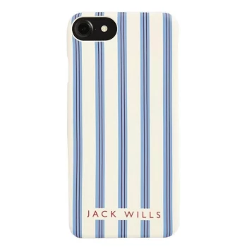 image of Jack Wills Flint Stripe iPhone 6/6S/7/8 Case - Blue