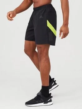 image of adidas Own The Run Shorts - Black Size M Men