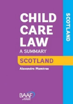 Image of Child Care Law Scotland by Alexander Plumtree Paperback