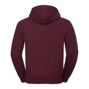 Image of Russell Mens Authentic Melange Hoodie (XS) (Brick Red Melange)