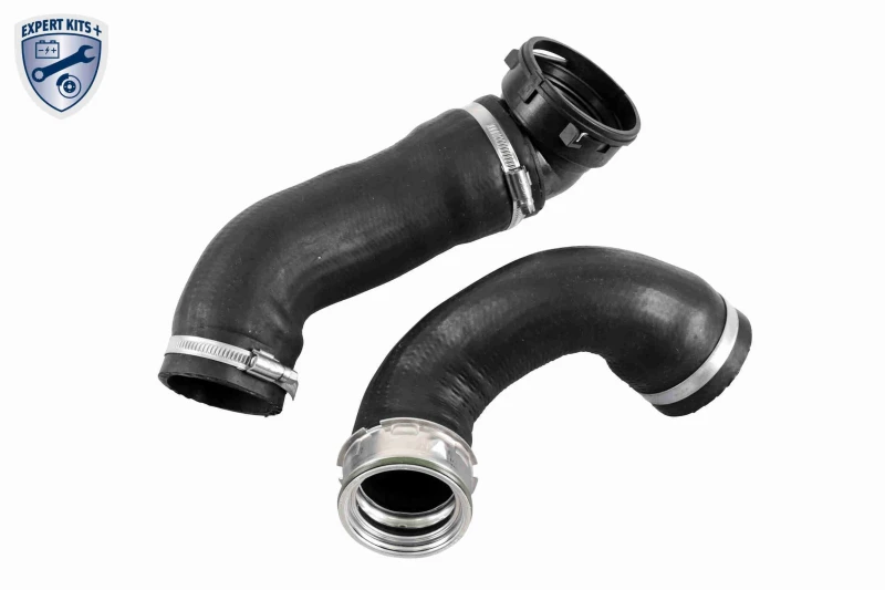 Image of VAICO V20-1612 Turbocharger Hose Rubber with fabric lining, EXPERT KITS + Rubber with fabric lining Charger Intake Hose (3314)