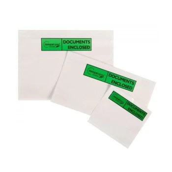 Image of Pack List Documents Enclosed Wallets Green A4 500 Per Box - Tenzalopes