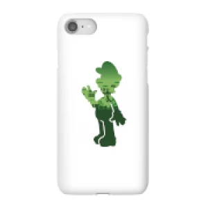 image of Nintendo Super Mario Luigi Silhouette Phone Case - iPhone 8 - Snap Case - Gloss