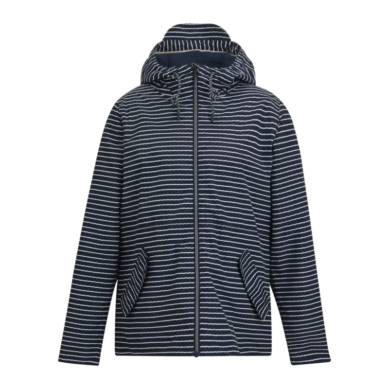 Image of Regatta Womens Bayletta Hooded Waterproof Jacket in Navy Size: 24 Navy Female 24