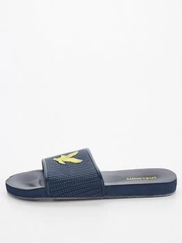 Image of Lyle & Scott Easy Slide, Dark Navy, Size 7, Men