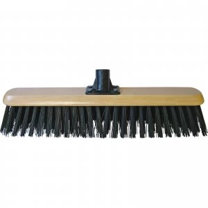 image of Faithfull Threaded Socket Black PVC Platform Broom Head 18" 18"