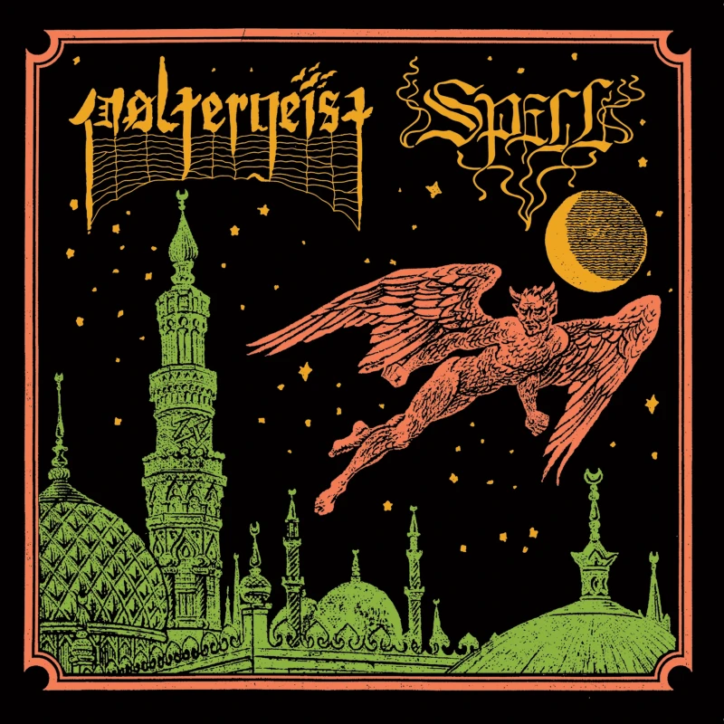 Image of Spell / Poltergeist A WAXING MOON OVER BABYLON / FALL TO RUIN SINGLE multicolor Onesize Unisex