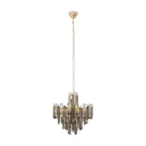 image of Flare Neoclassic Pendant Ceiling Light Gold