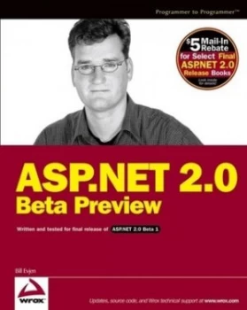 Image of Asp.Net 2.0 Beta Preview by Bill Evjen Paperback