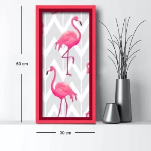 Image of 3060AHS-040 Multicolor Decorative Framed MDF Painting