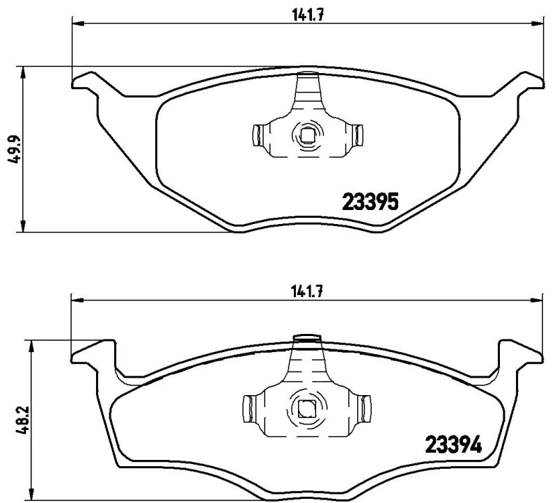 Image of BREMBO Brake pad set BREMBO P 85 055