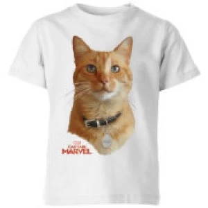 Image of Captain Marvel Goose Kids T-Shirt - White - 11-12 Years
