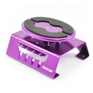 image of Fastrax Purple Alum Locking Rotating Car Maintenance Stand W/Magnet