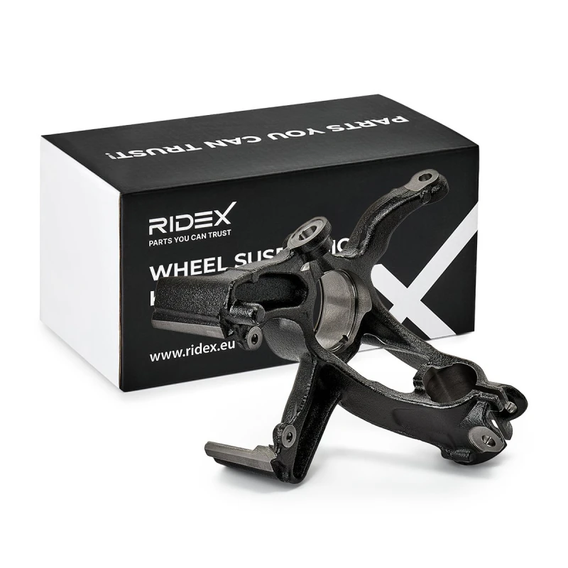 Image of RIDEX 1159S0304 Steering Knuckle Front Axle Left Stub Axle,wheel suspension (1159)