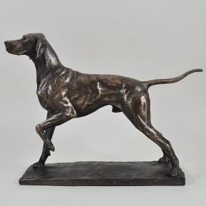 Image of Pointer by David Geenty Cold Cast Bronze Sculpture 26cm
